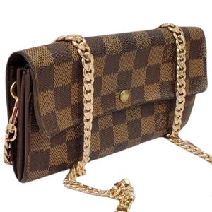 100% AUTHENTIC LOUIS VUITTON DAMIER EBENE WALLET